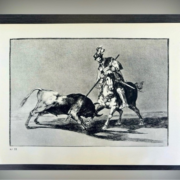 Rodrigo de Vivar, Cid Champion Original Antique Vintage Fine Art GOYA 1960 Print - Picture 2 of 8